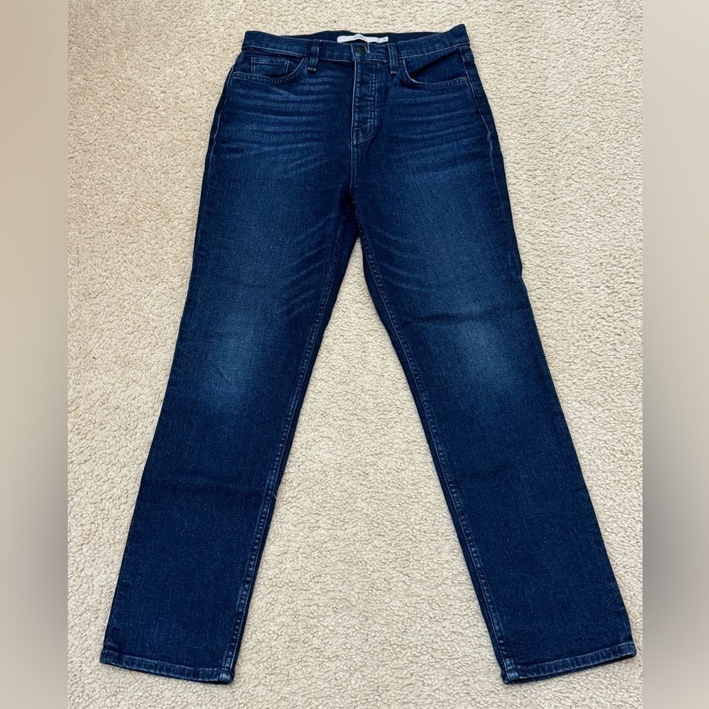 Hudson Jeans Holly Rea Skinny Ankle High Rise Dark Blue Wash Jeans Sz 28 EUC
